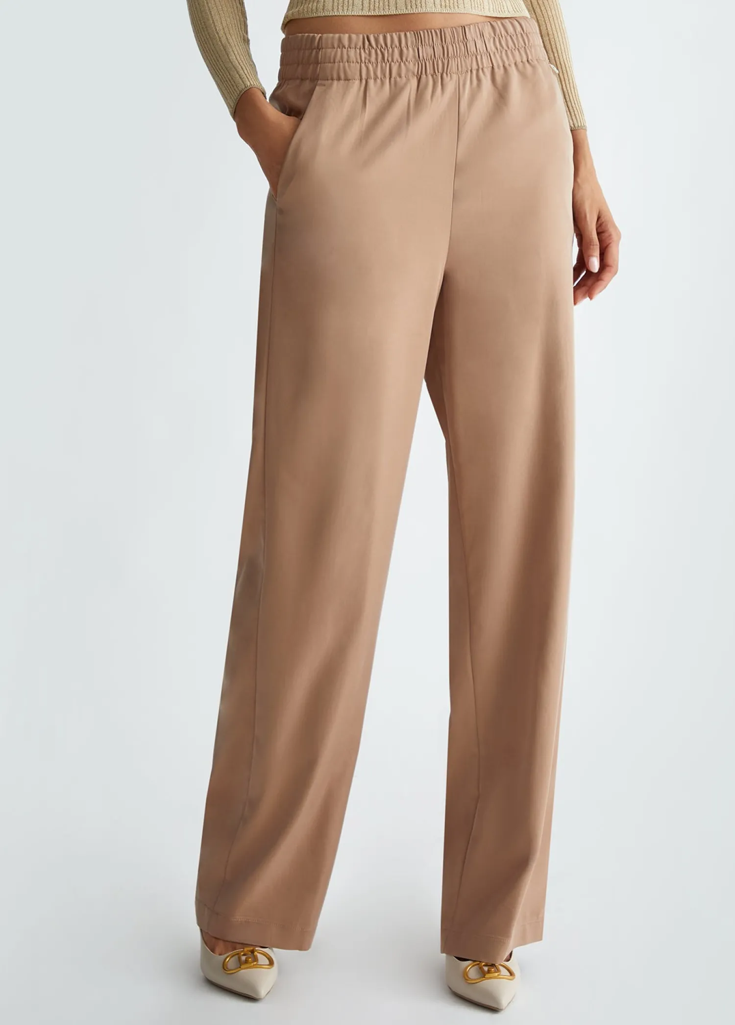 Sale Pantaloni Jogging in Tessuto Fluido / Donna Pantaloni