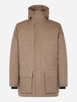 Discount Parka con Cappuccio e Stampa / Uomo Giubbotti