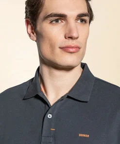 Online Piquet polo shirt / Blu Uomo Polo