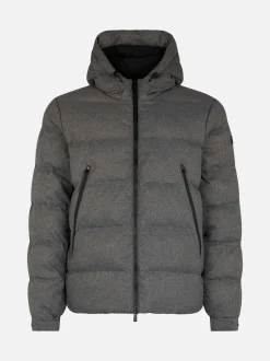 Online Piumino con Cappuccio in Flanella / Uomo Giubbotti