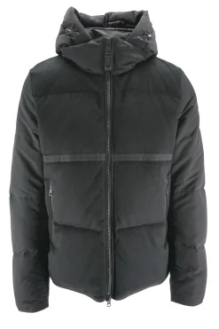 New Piumino Corto Bi-Materiale / Uomo Giubbotti
