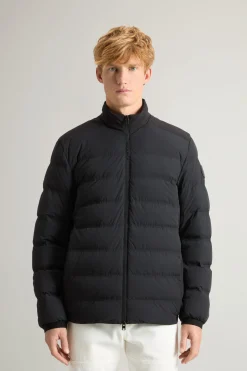 Outlet Piumino in Nylon Elasticizzato / Uomo Giubbotti