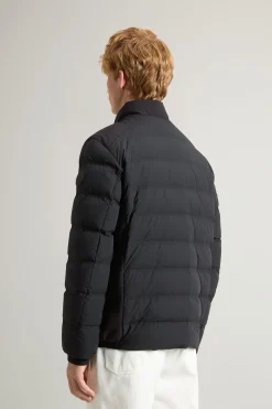 Outlet Piumino in Nylon Elasticizzato / Uomo Giubbotti
