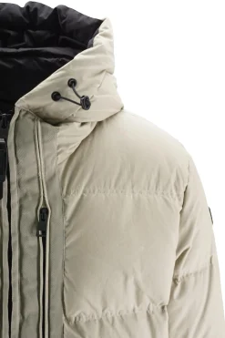 Hot Piumino in Tessuto di Cotone Cerato / Uomo Giubbotti