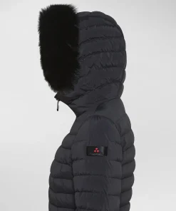 Hot Piumino Slim con Pelliccia Turmalet / Donna Giubbini