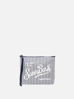 Outlet Pochette Aline in Cotone e Lino / Uomo Pochette|Pochette