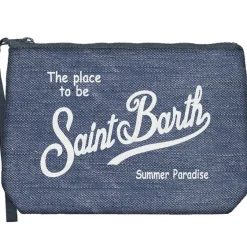 Clearance Pochette Aline in Lino / Uomo Pochette|Pochette
