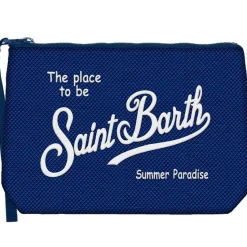 Best Pochette Aline in Piqué con Ricamo / Uomo Pochette|Pochette