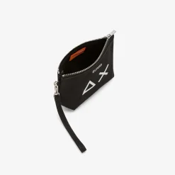 Hot Pochette in Canvas con Logo / Donna Pochette