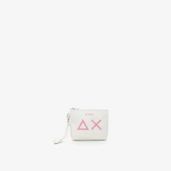 New Pochette in Canvas con Logo / Donna Pochette