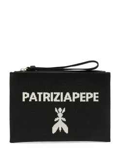 Clearance Pochette Small con Logo Jacquard / Donna Borse A Spalla