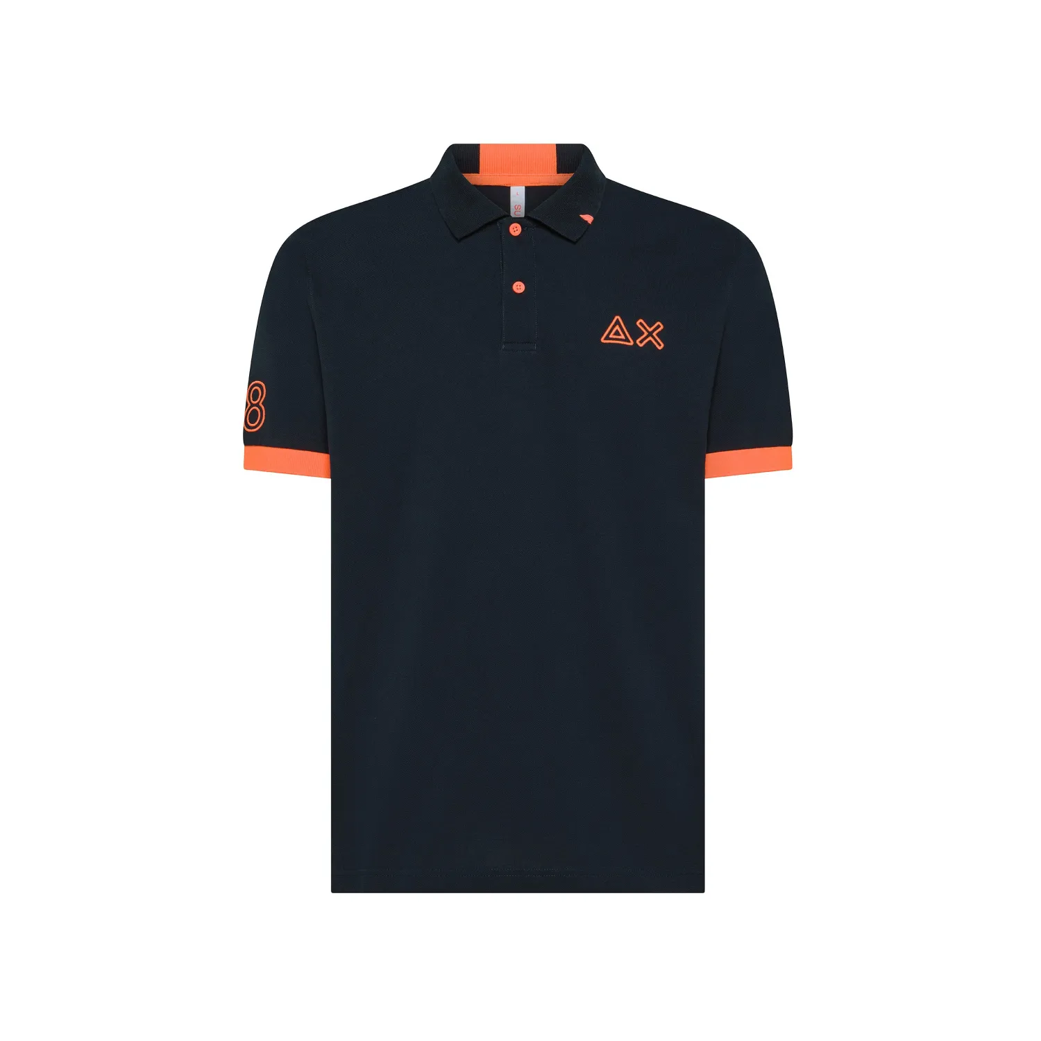 Outlet Polo con Logo Grande Fluo / Uomo Polo