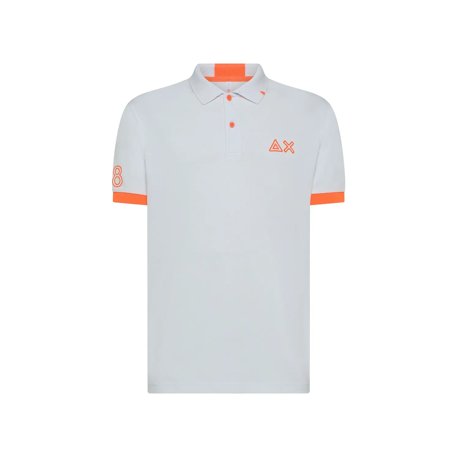 Best Polo con Logo Grande Fluo / Uomo Polo