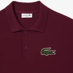 Clearance Polo con Logo Grande in Piqué di Cotone / Uomo Polo