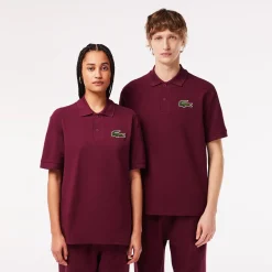 Clearance Polo con Logo Grande in Piqué di Cotone / Uomo Polo