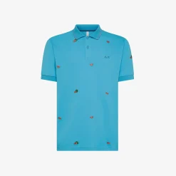 Discount Polo con Ricami All Over / Uomo Polo