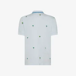 Outlet Polo con Ricami All Over / Uomo Polo