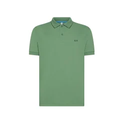 Outlet Polo con Riga Sottile a Contrasto / Uomo Polo