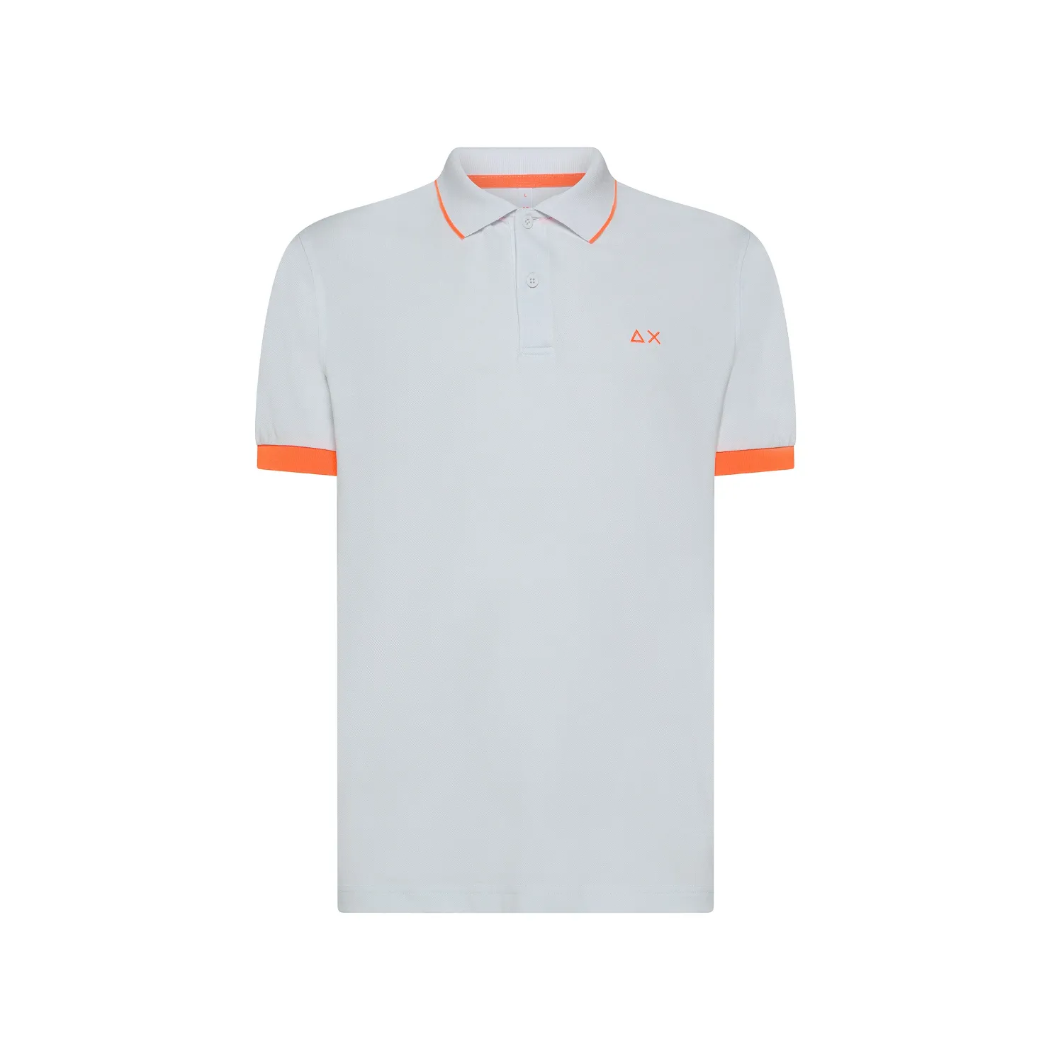 Polo con Riga Sottile Fluo a Contrasto / Uomo Polo