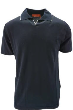 Sale Polo in Cotone con Dettaglio Righino / Uomo Polo