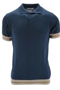 Sale Polo in Cotone con Dettagli a Contrasto / Uomo Polo