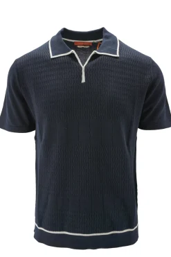 Sale Polo in Cotone Giza con Tramatura / Uomo Polo