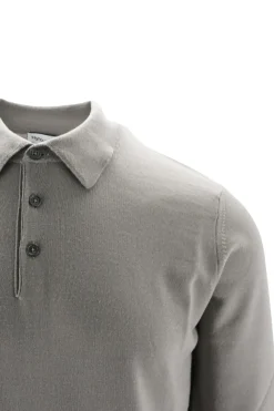 Sale Polo in Maglia in Lana Merino Extrafine / Uomo Maglieria