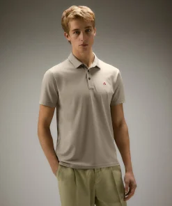 Sale Polo in Piquet di Cotone Stretch Mezzola 02 / Uomo Polo