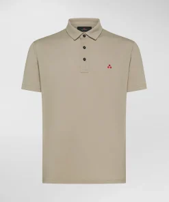 Sale Polo in Piquet di Cotone Stretch Mezzola 02 / Uomo Polo