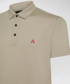 Sale Polo in Piquet di Cotone Stretch Mezzola 02 / Uomo Polo