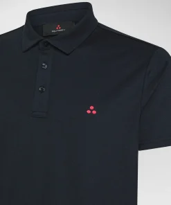 New Polo in Piquet di Cotone Stretch Mezzola 02 / Uomo Polo