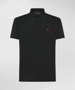 Discount Polo in Piquet di Cotone Stretch Mezzola 02 / Uomo Polo