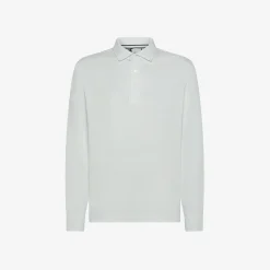 Discount Polo Maniche Lunghe in Cotone / Uomo Polo