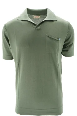 Polo Senza Bottoni in 100% Cotone / Uomo Polo