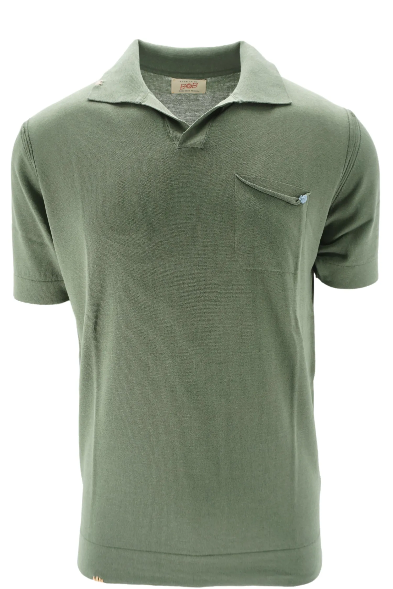 Polo Senza Bottoni in 100% Cotone / Uomo Polo