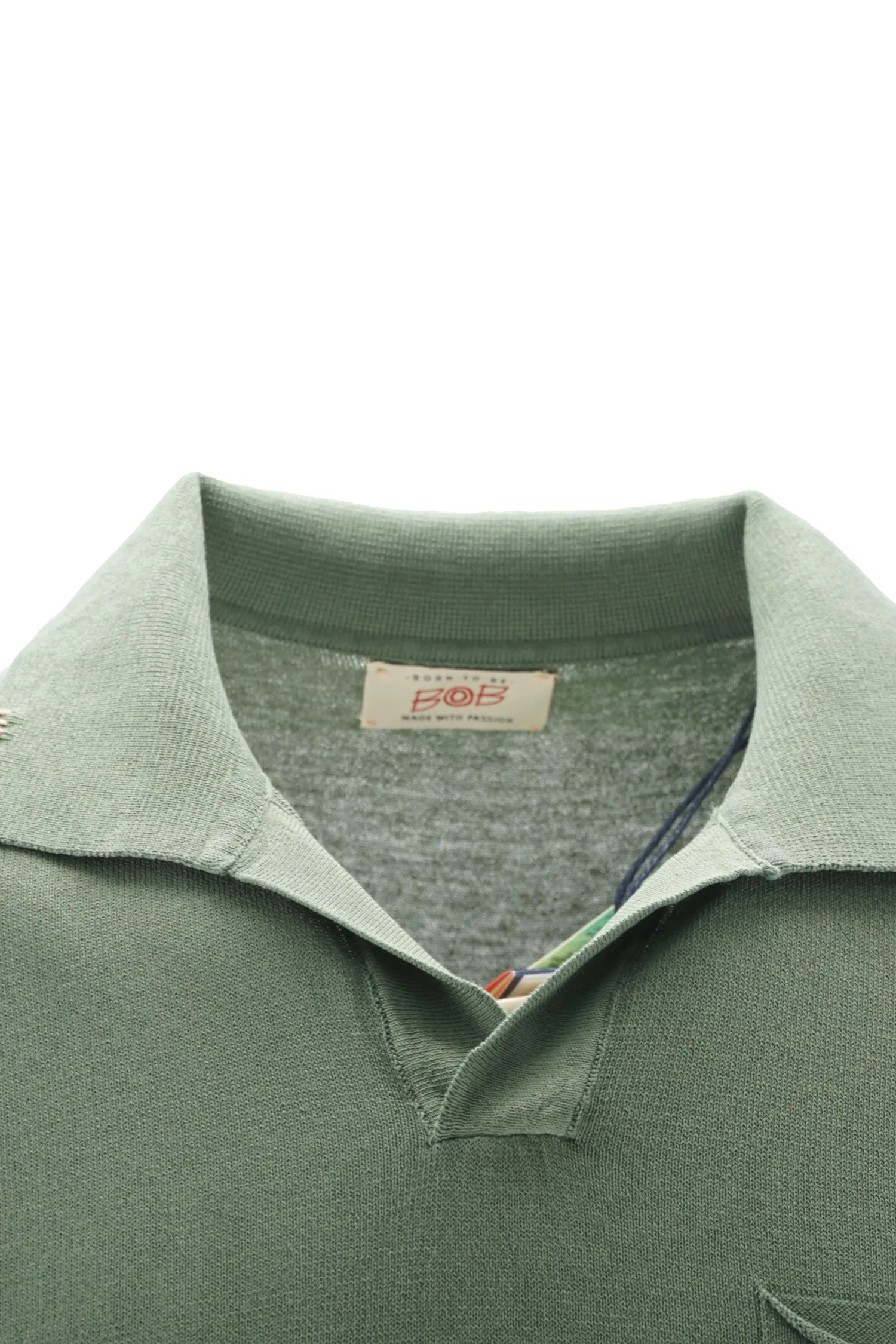 Polo Senza Bottoni in 100% Cotone / Uomo Polo