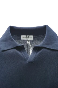 Sale Polo Senza Bottoni in Filo di Cotone / Uomo Polo