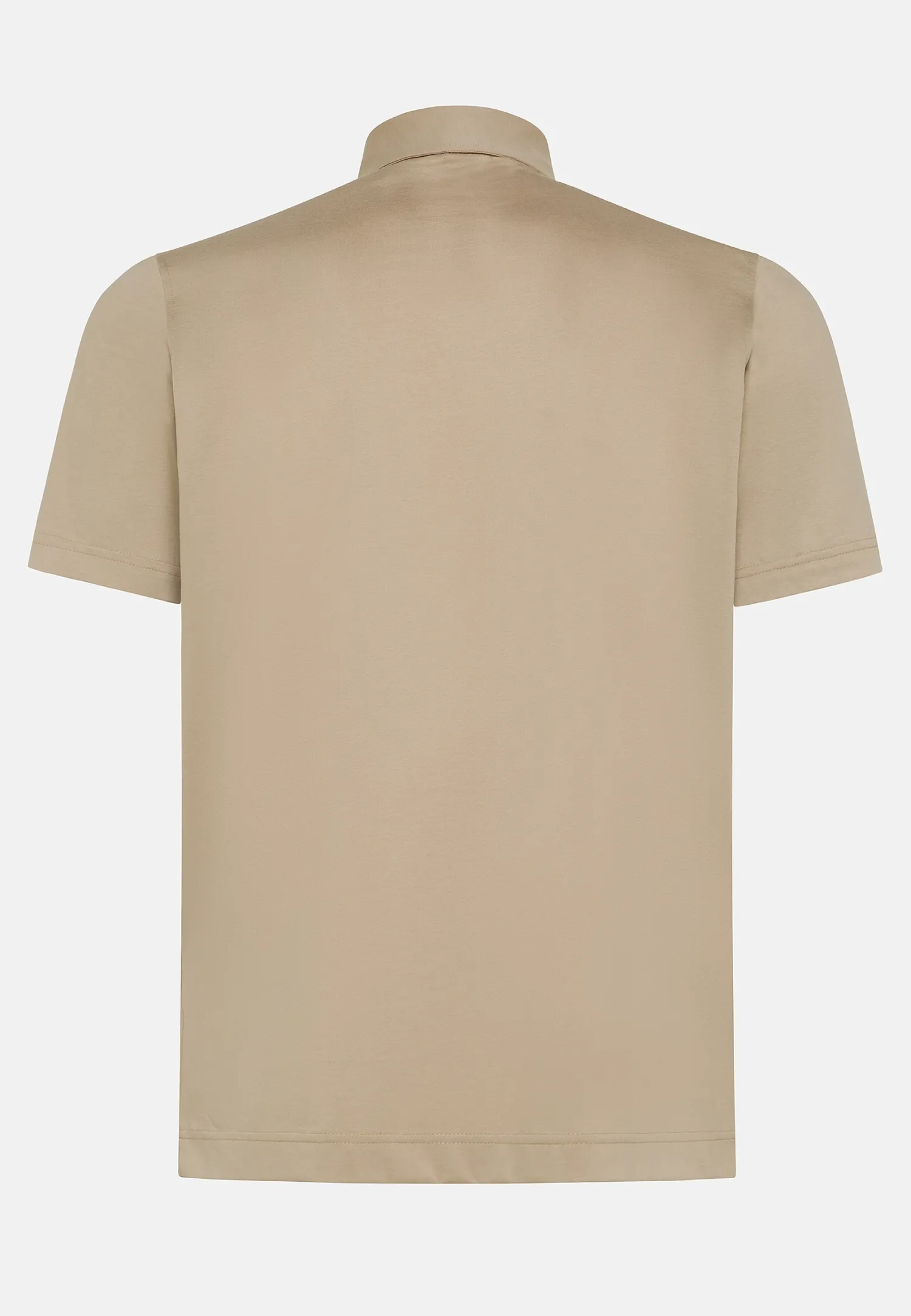 New Polo Slim Fit in Cotone Filo di Scozia con Bottoni in Madreperla / Bei Uomo Polo