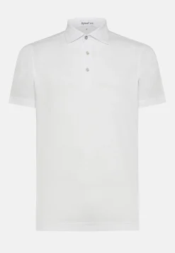 Sale Polo Slim Fit in Cotone Filo di Scozia con Bottoni in Madreperla / Bia Uomo Polo