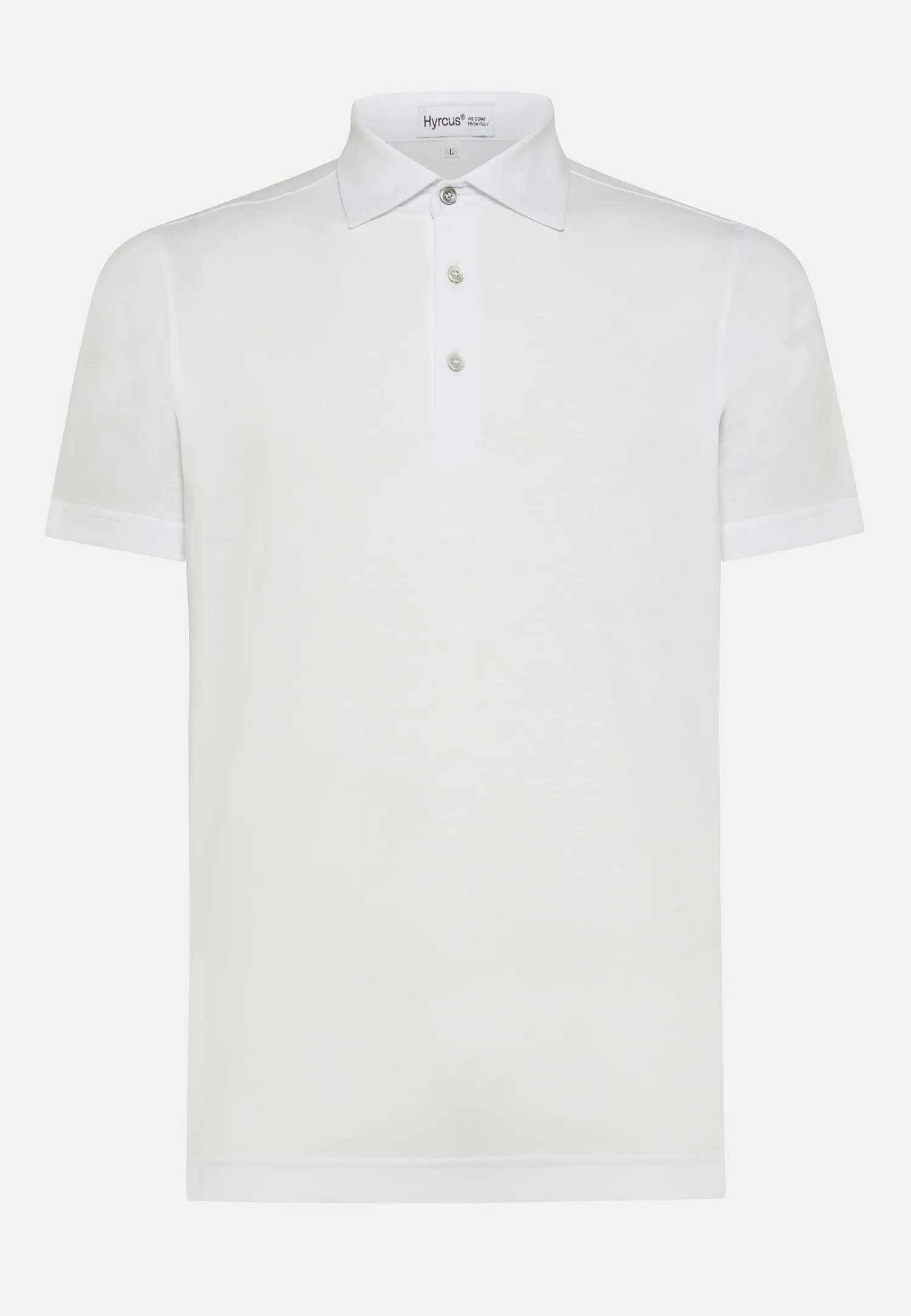 Sale Polo Slim Fit in Cotone Filo di Scozia con Bottoni in Madreperla / Bia Uomo Polo