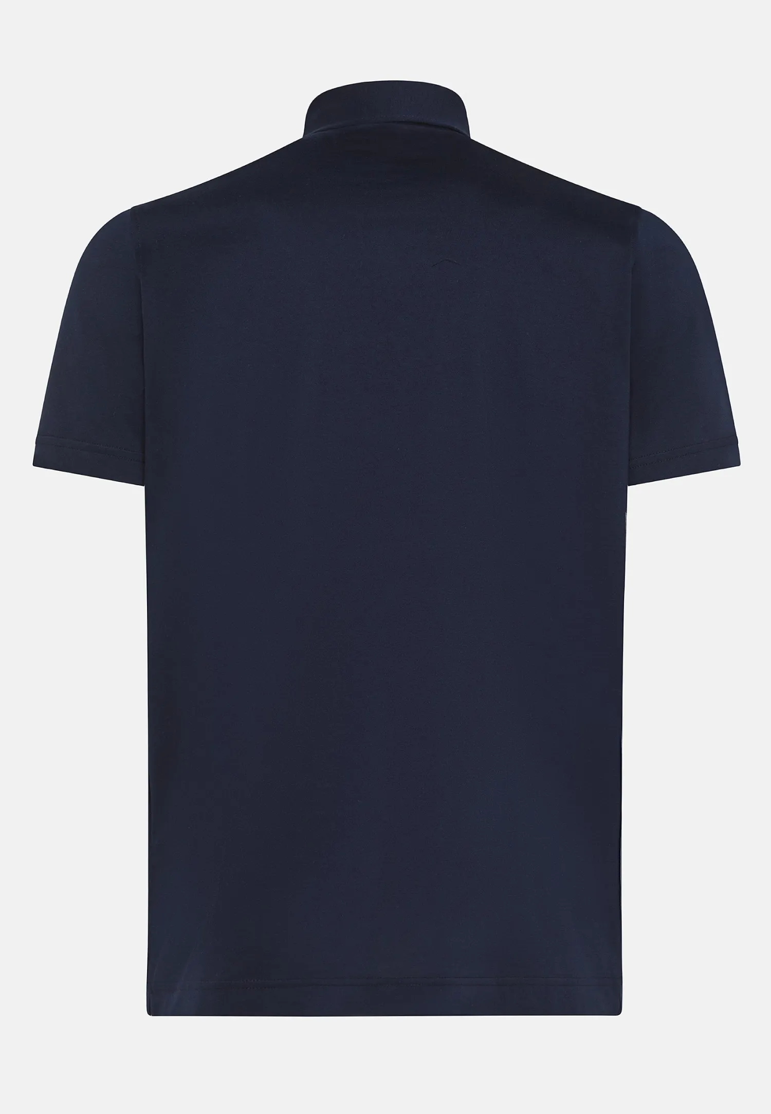 Clearance Polo Slim Fit in Cotone Filo di Scozia con Bottoni in Madreperla / Uomo Polo