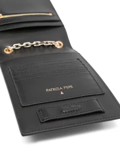 Outlet Portafoglio in Pelle con Logo / Donna Portafogli