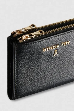 Outlet Portafoglio in Pelle con Zip / Donna Portafogli
