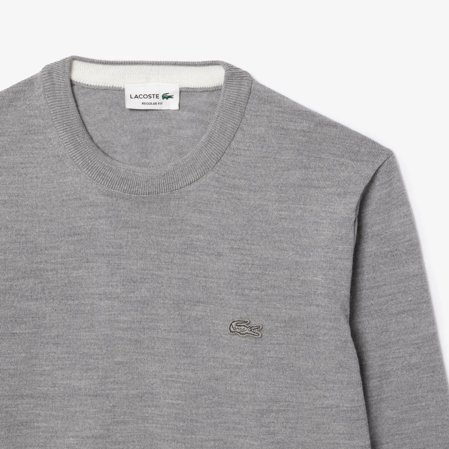 Sale Pullover in Lana Merino con Collo Rotondo / Uomo Maglieria