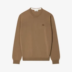 Sale Pullover in Lana Merino con Collo Rotondo / Uomo Maglieria