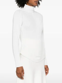 Clearance Pullover in Maglia di Misto Cashmere / Donna Maglieria