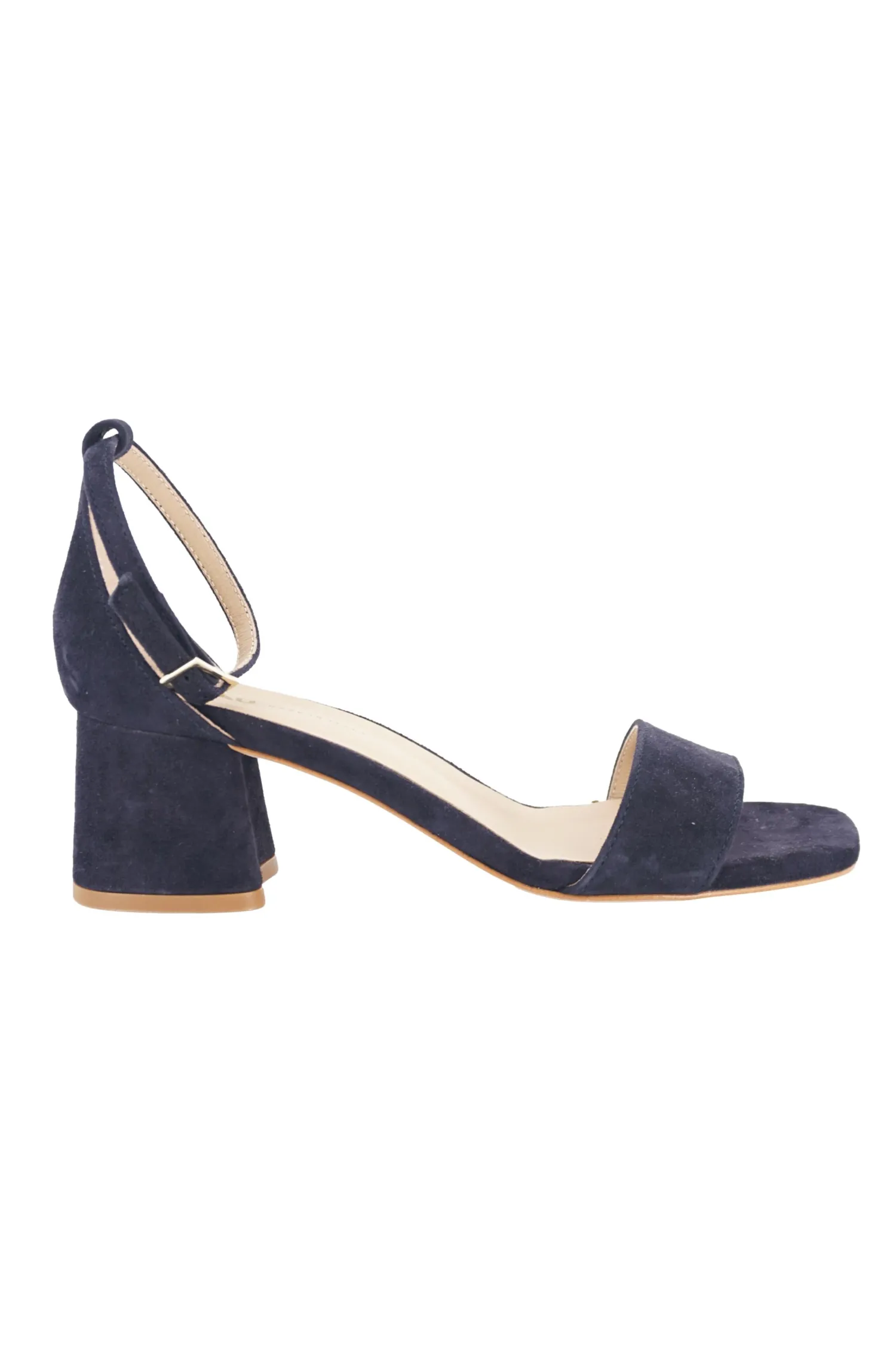 Online Sandalo con Tacco in Pelle Scamosciata / Donna Scarpe Con Tacco