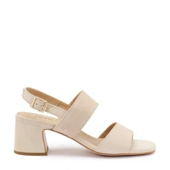 Discount Sandalo con Tacco in Pelle Scamosciata / Donna Scarpe Con Tacco