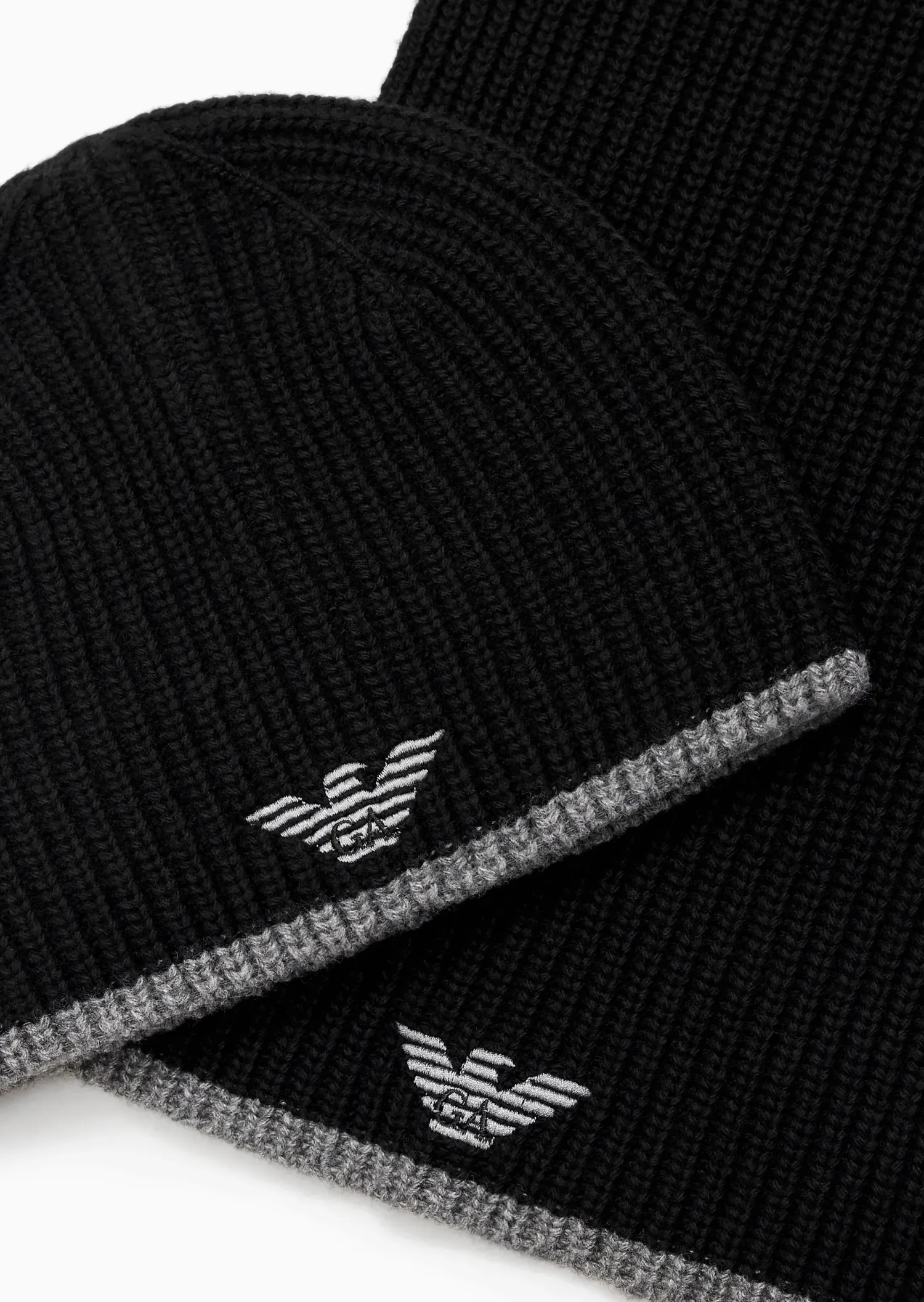 Best Set Cappello e Sciarpa con Ricamo Logo / Uomo Cappelli