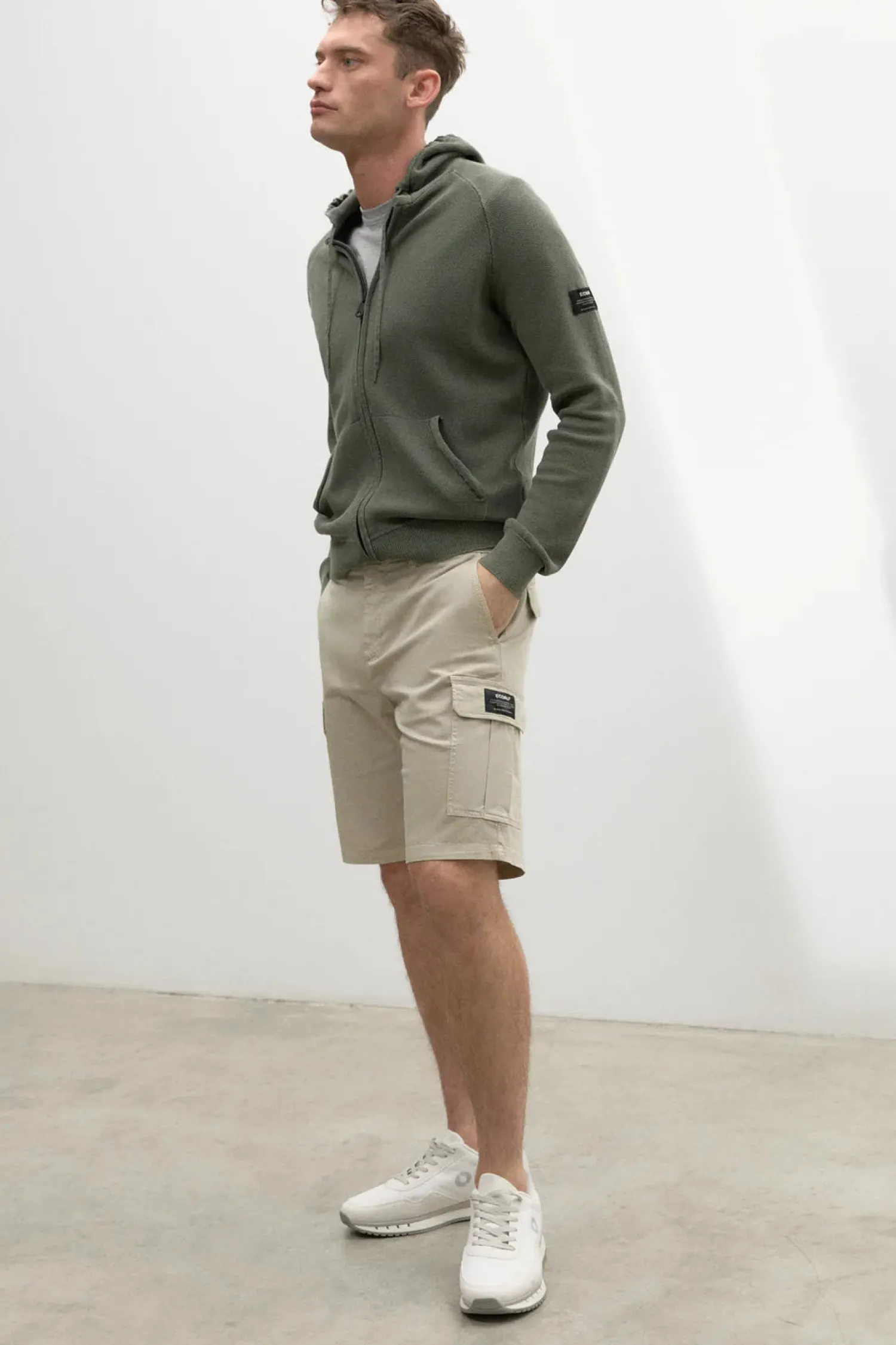 Online Short in Cotone Riciclato / Uomo Pantaloncini